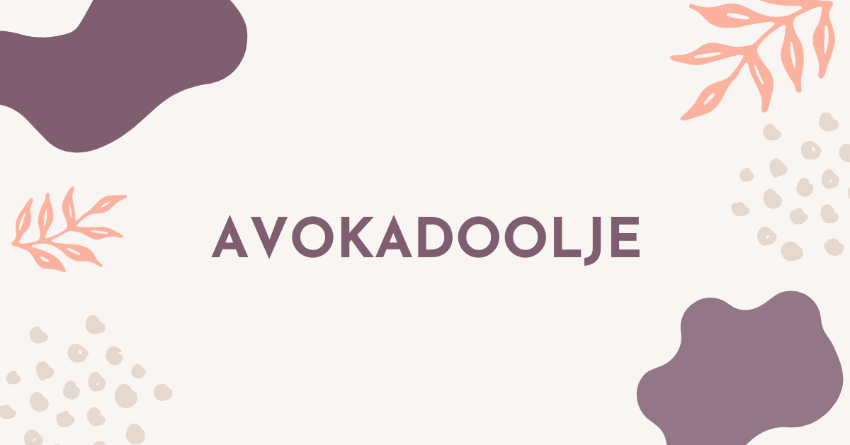 Avokadoolje