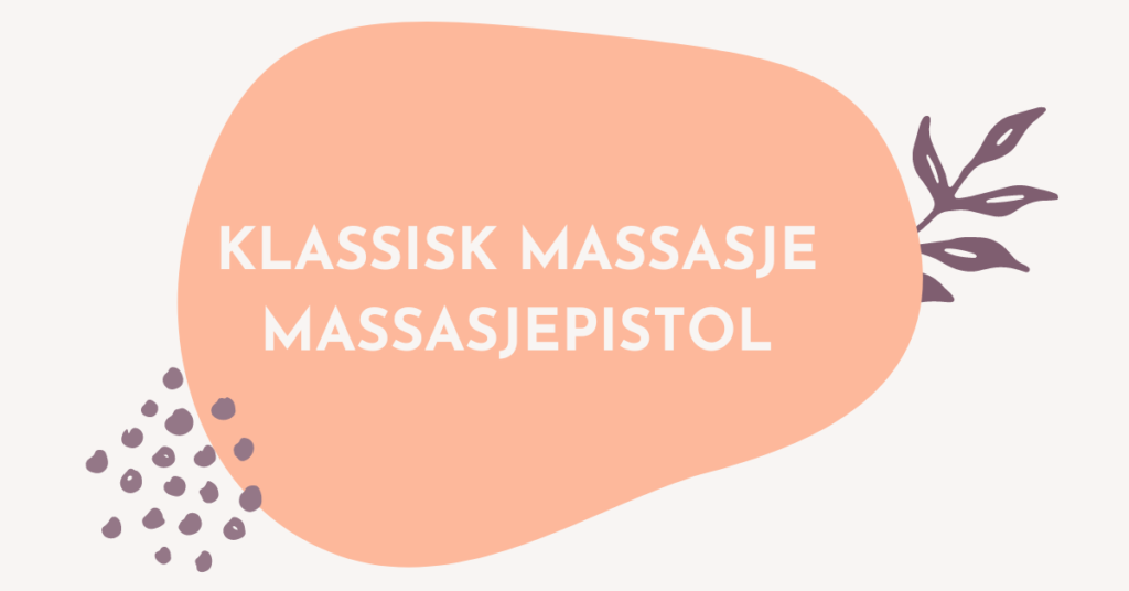 Klassisk Massasje Massasjepistol