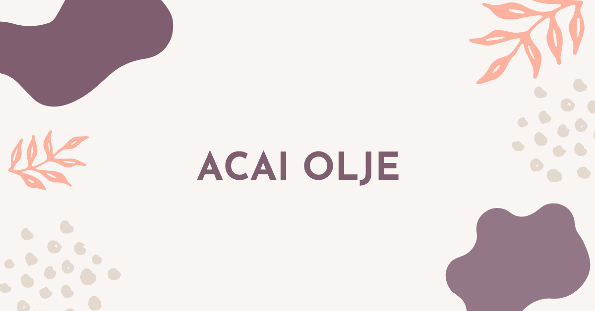 Acai olje